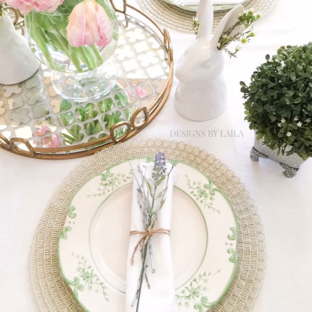 Spring/Easter Table scape